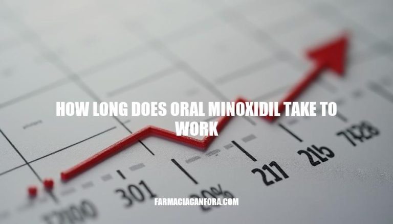 Oral Minoxidil Efficacy Timeline: How Long Does It Take to Work?