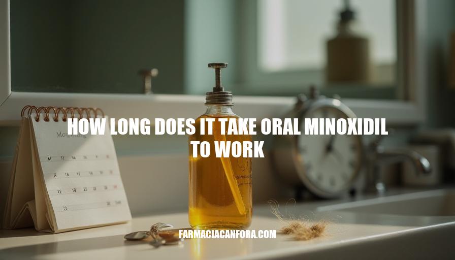 Oral Minoxidil Efficacy Timeline: How Long Does it Take to Work?