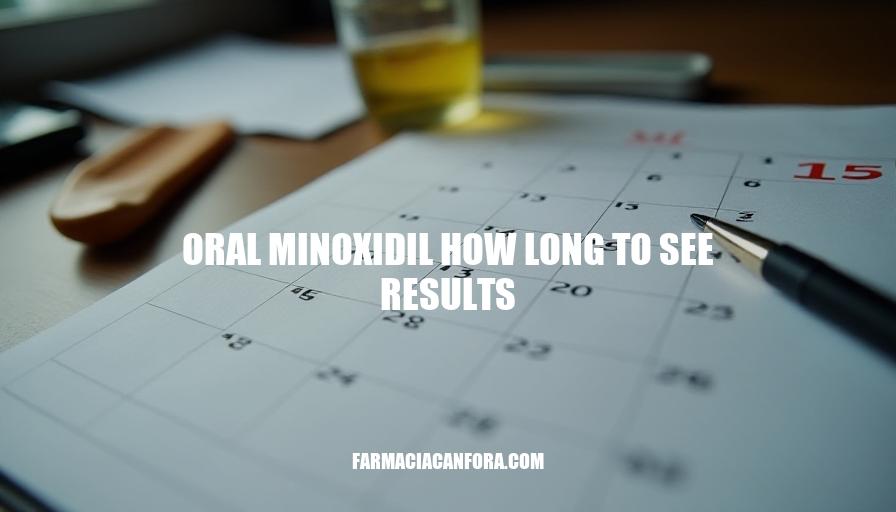 Oral Minoxidil Results Timeline: What You Need to Know