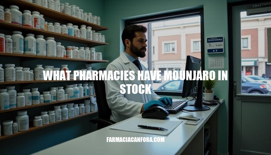 Pharmacies with Mounjaro in Stock: A Comprehensive Guide