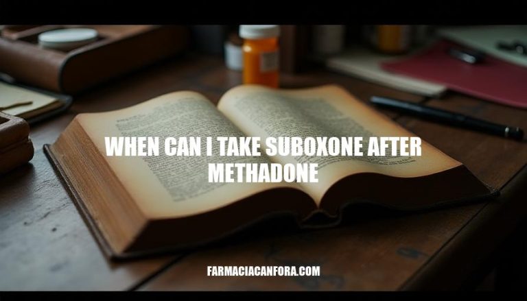 Suboxone After Methadone: Timing is Everything