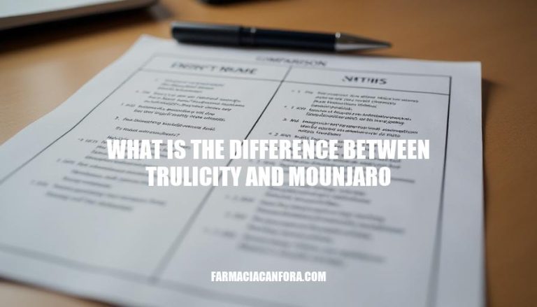 Trulicity vs Mounjaro: Key Differences in Diabetes Management