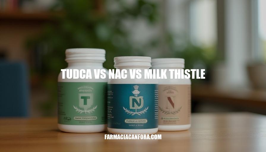 Tudca vs Nac vs Milk Thistle: Which Liver Support Supplement Reigns Supreme?