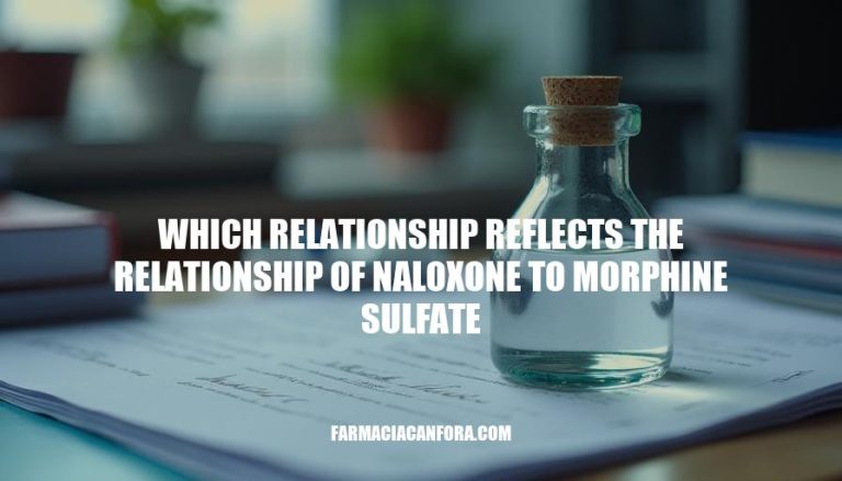 Understanding Naloxone's Relationship to Morphine Sulfate: A Crucial Connection