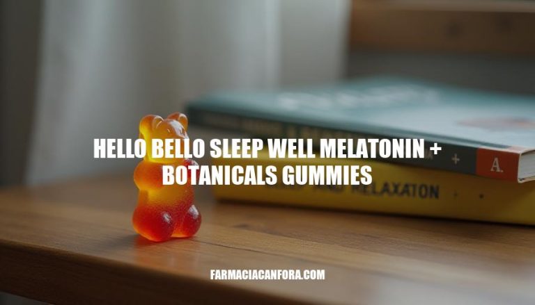 Unlock Better Sleep with Hello Bello Melatonin + Botanicals Gummies