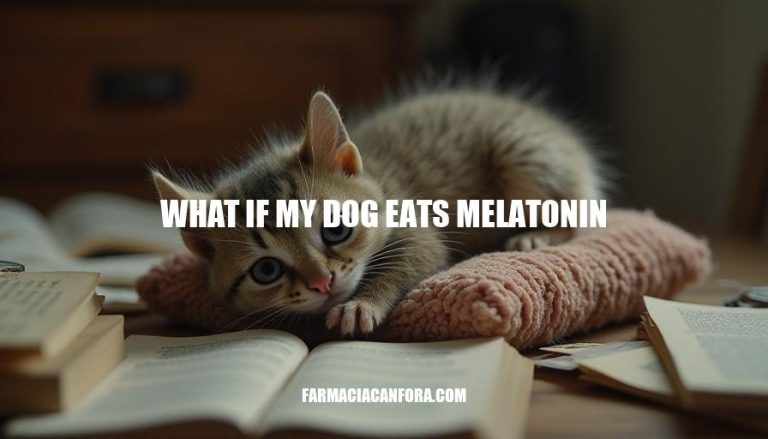 What If My Dog Eats Melatonin: A Guide for Pet Owners