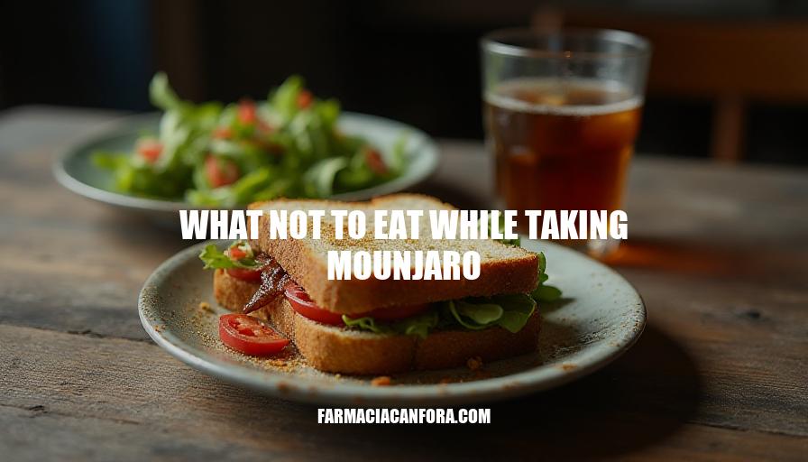 What Not to Eat While Taking Mounjaro: Dietary Restrictions and Interactions