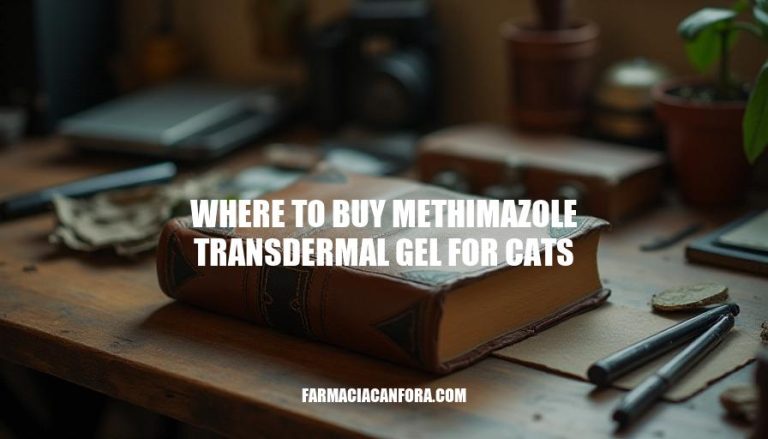 Where to Buy Methimazole Transdermal Gel for Cats: A Comprehensive Guide