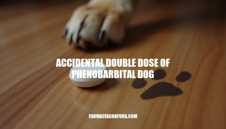 Accidental Double Dose of Phenobarbital in Dogs: Causes and Consequences