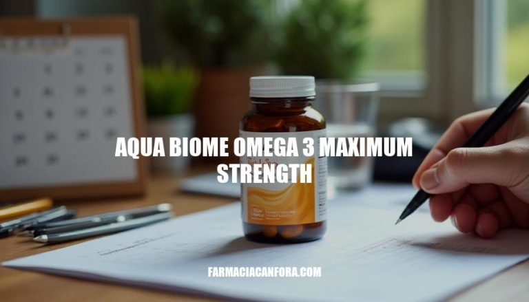 Aqua Biome Omega 3 Maximum Strength Review