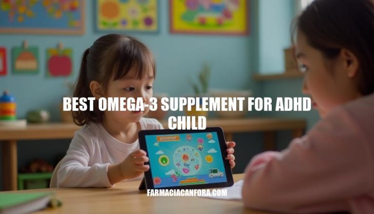 Best Omega-3 Supplement for ADHD Child: Top Recommendations