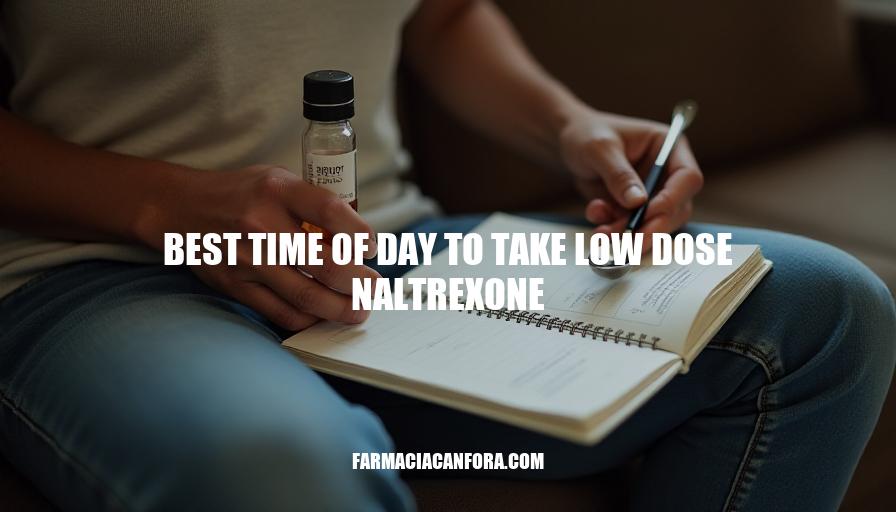 Best Time of Day to Take Low Dose Naltrexone for Optimal Benefits