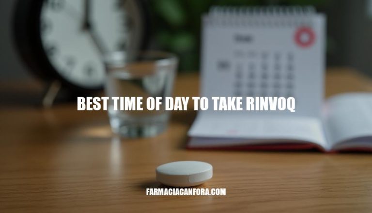 Best Time of Day to Take Rinvoq for Maximum Efficacy