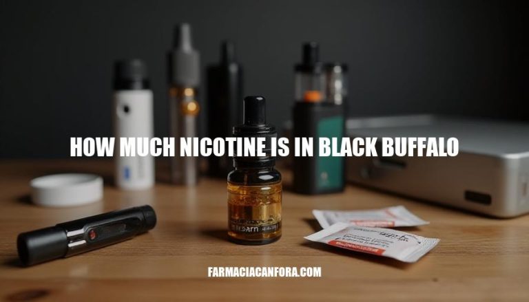 Black Buffalo Nicotine Content: How Much Is In Each Product?