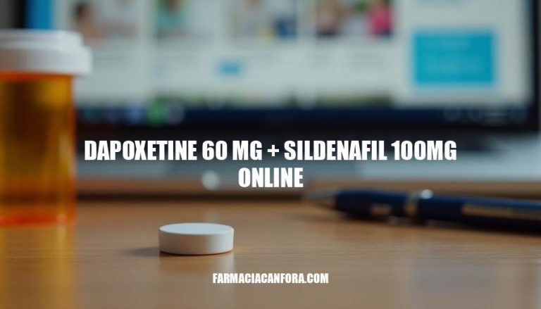 Buy Dapoxetine 60mg + Sildenafil 100mg Online