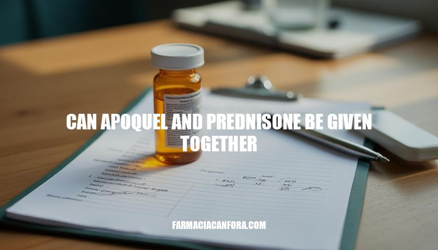 Can Apoquel and Prednisone Be Given Together? Safety and Risks