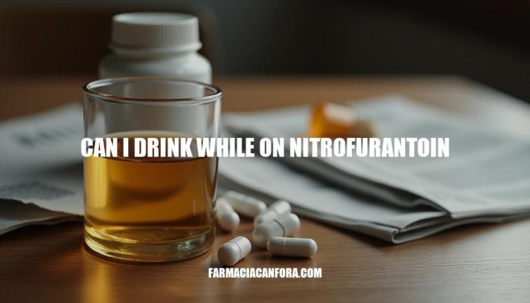 Can I Drink While Taking Nitrofurantoin?