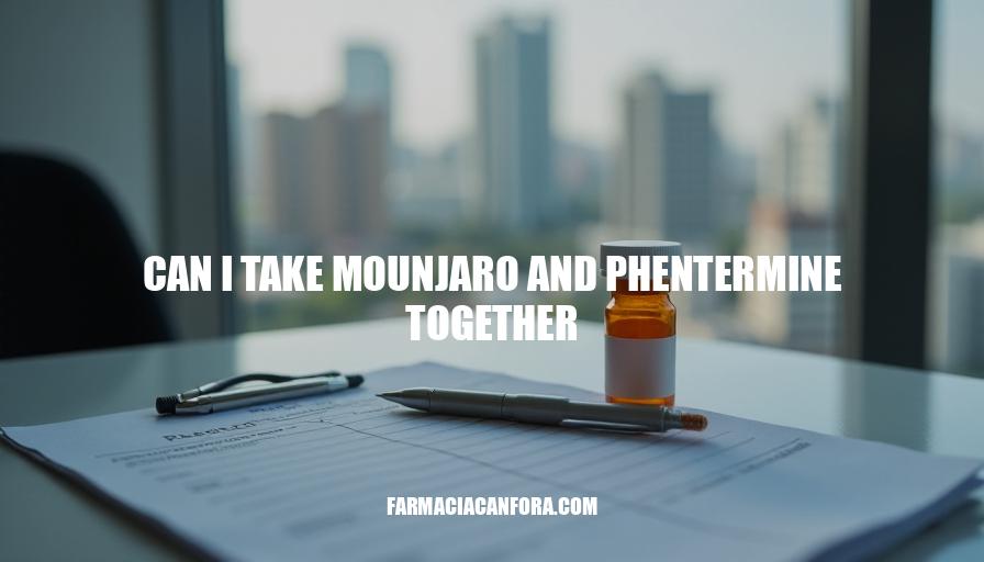 Can I Take Mounjaro and Phentermine Together? Safety and Risks Explained