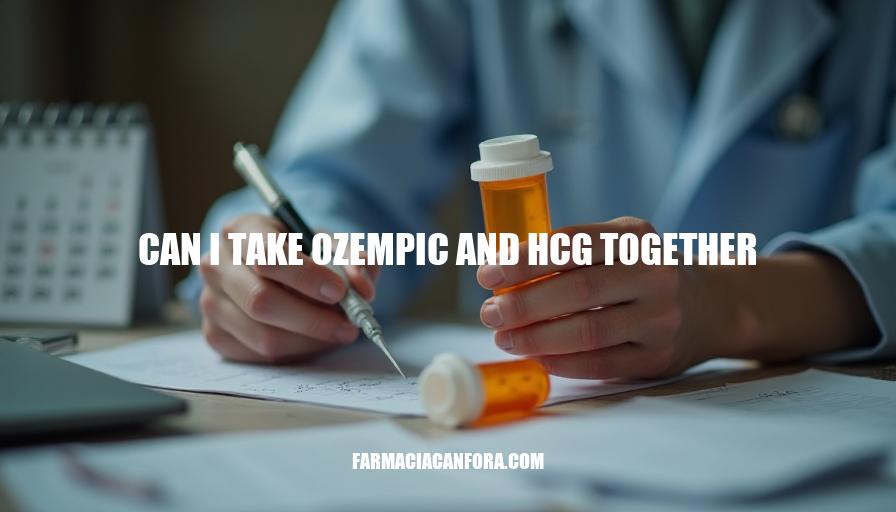 Can I Take Ozempic and HCG Together? Safety and Efficacy Considerations