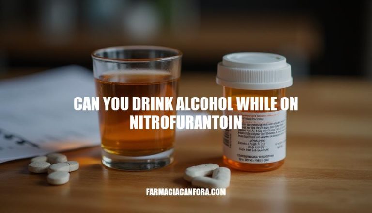 Can You Drink Alcohol While Taking Nitrofurantoin?