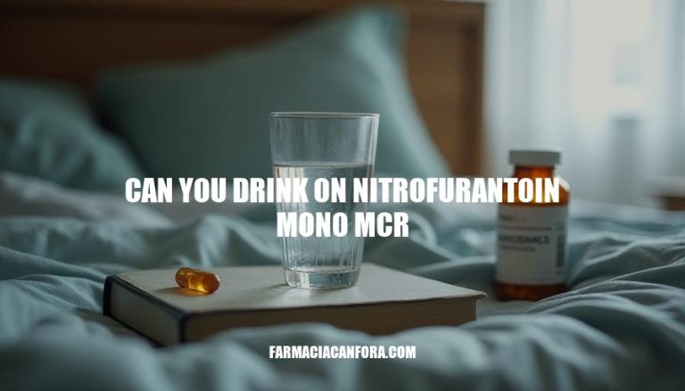 Can You Drink While Taking Nitrofurantoin Mono MCR?