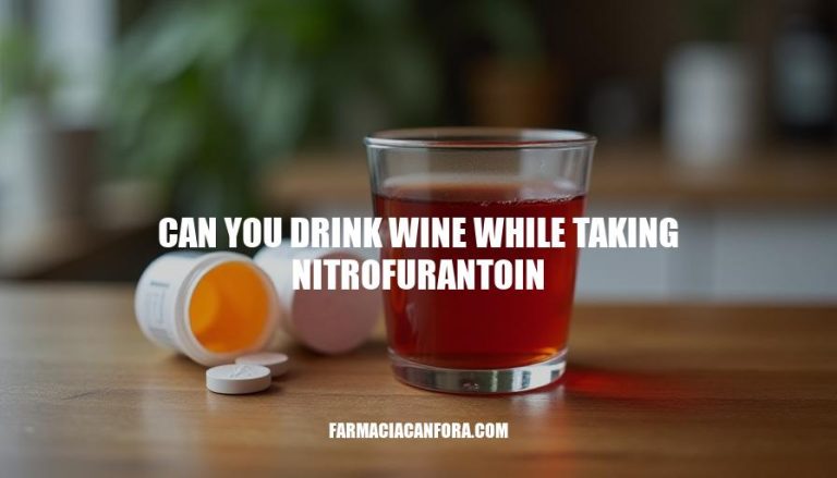 Can You Drink Wine While Taking Nitrofurantoin?