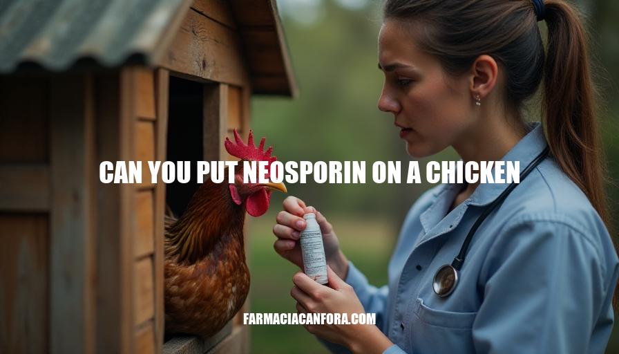 Can You Put Neosporin on a Chicken? A Veterinarian's Advice