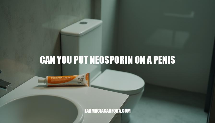 Can You Put Neosporin on a Penis? Safety and Precautions