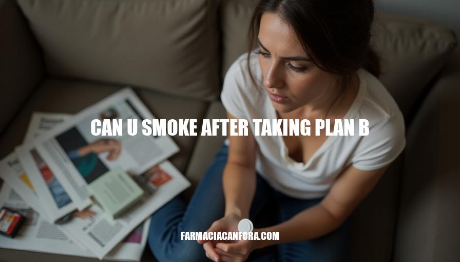 Can You Smoke After Taking Plan B? Risks & Side Effects