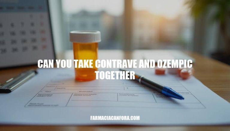 Can You Take Contrave and Ozempic Together? Safety and Efficacy Considerations