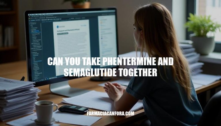 Can You Take Phentermine and Semaglutide Together? Safety and Efficacy Considerations