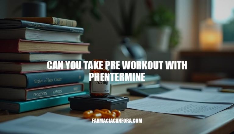 Can You Take Pre-Workout with Phentermine? Safety and Risks Explained