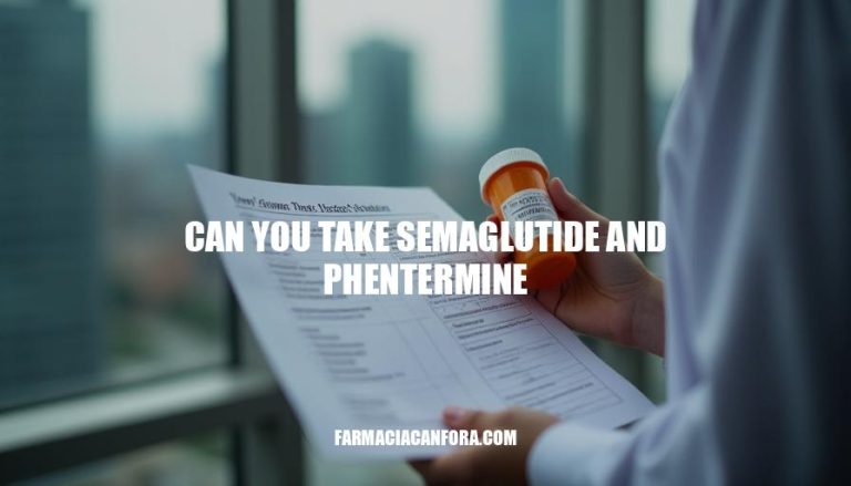 Can You Take Semaglutide and Phentermine Together? Safety and Risks Explained