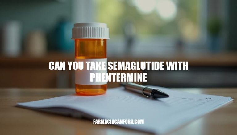 Can You Take Semaglutide with Phentermine? Safety and Interactions Explained