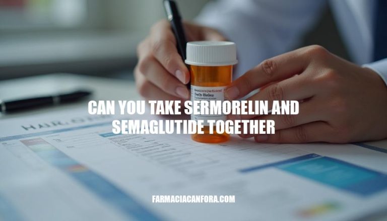 Can You Take Sermorelin and Semaglutide Together? Safety and Efficacy Considerations