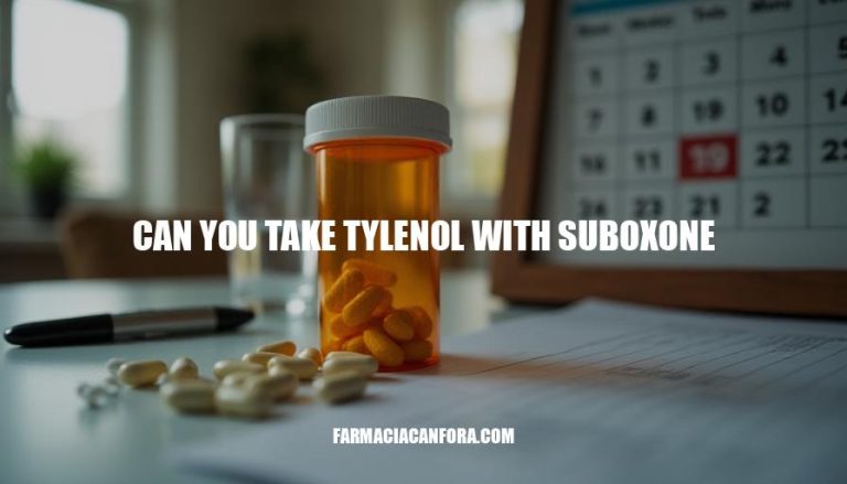 Can You Take Tylenol with Suboxone? Safety and Interactions Explained