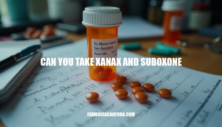 Can You Take Xanax and Suboxone Together? Safety and Risks Explained