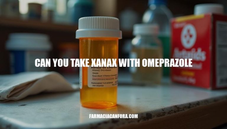 Can You Take Xanax with Omeprazole? Safety and Interactions