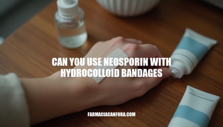 Can You Use Neosporin with Hydrocolloid Bandages?