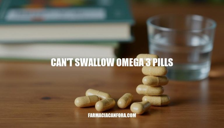 Can’t Swallow Omega-3 Pills? Alternative Options for Your Health