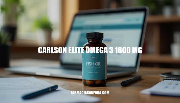 Carlson Elite Omega-3 1600mg Benefits and Reviews