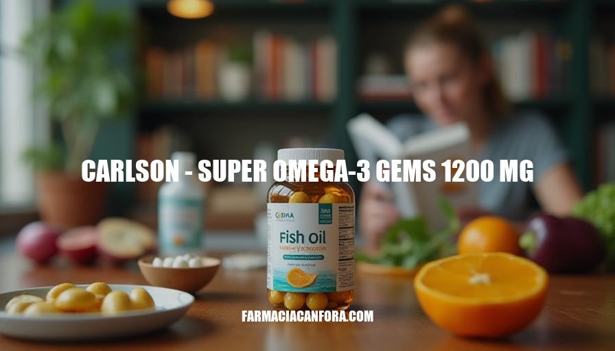 Carlson Super Omega-3 Gems Review and Benefits