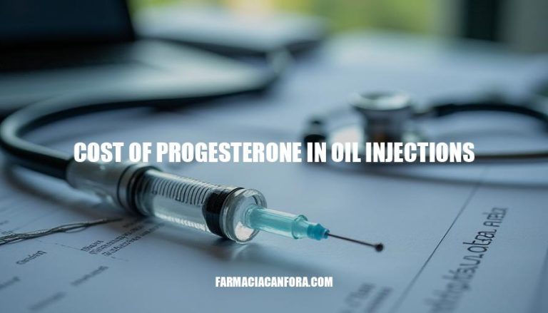 Cost of Progesterone in Oil Injections: A Comprehensive Guide