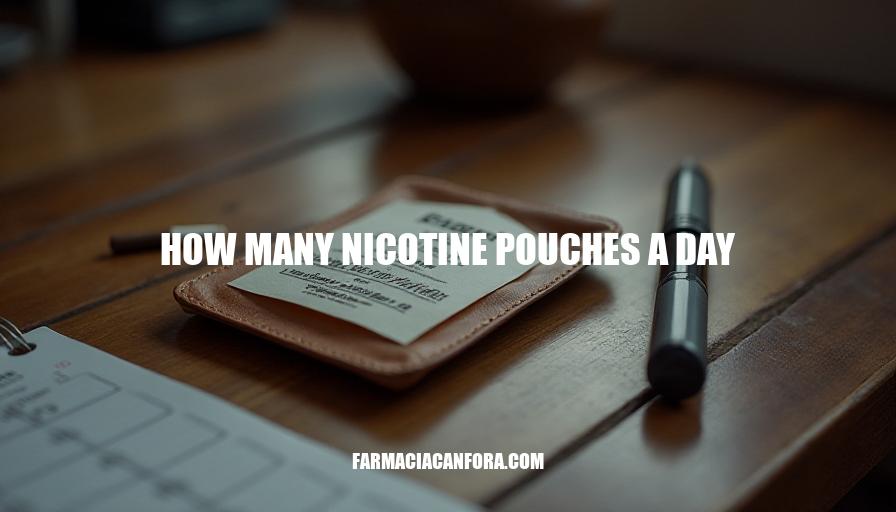 Daily Nicotine Pouch Limits: How Many to Consume Safely