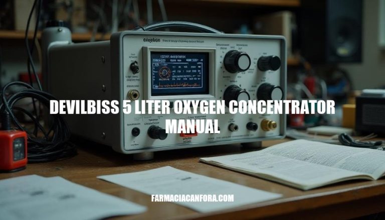 Devilbiss 5 Liter Oxygen Concentrator Manual Guide