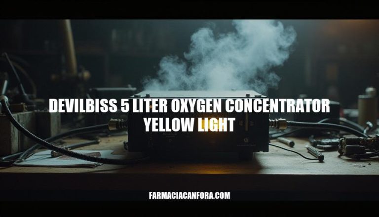 Devilbiss 5 Liter Oxygen Concentrator Troubleshooting Yellow Light Issue