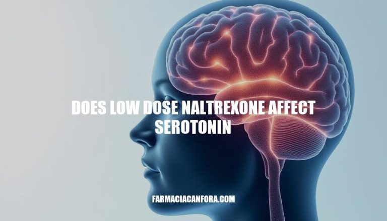 Does Low Dose Naltrexone Affect Serotonin Levels?