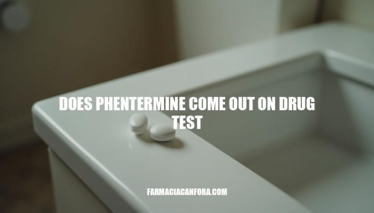 Does Phentermine Show Up on a Drug Test?