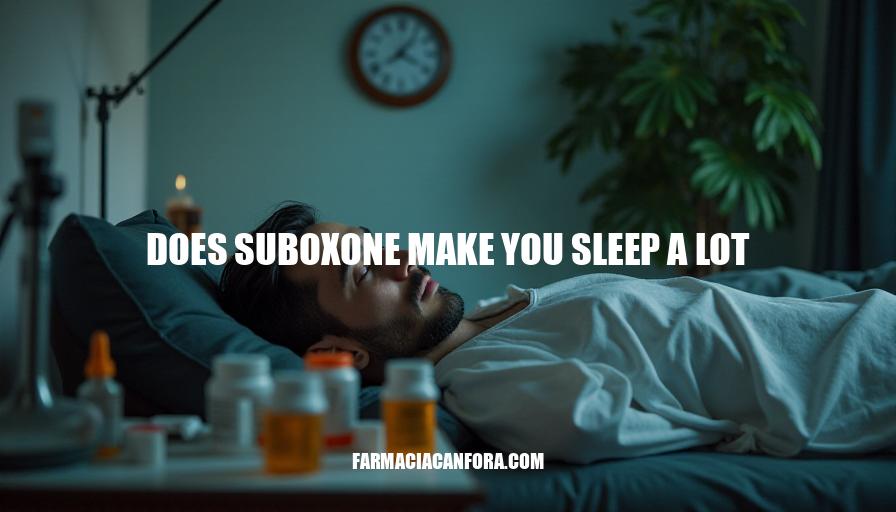 Does Suboxone Make You Sleep a Lot? Effects and Side Effects