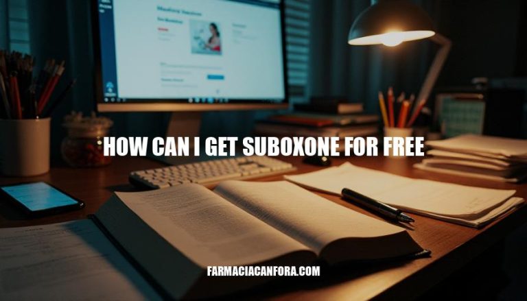 Get Suboxone for Free: A Comprehensive Guide